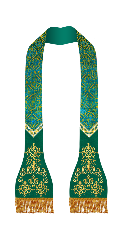 Set of Four Roman Stole with Ornate trims