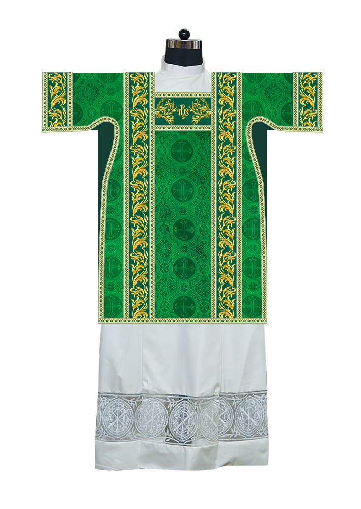 Tunicle Vestment with Woven Braids