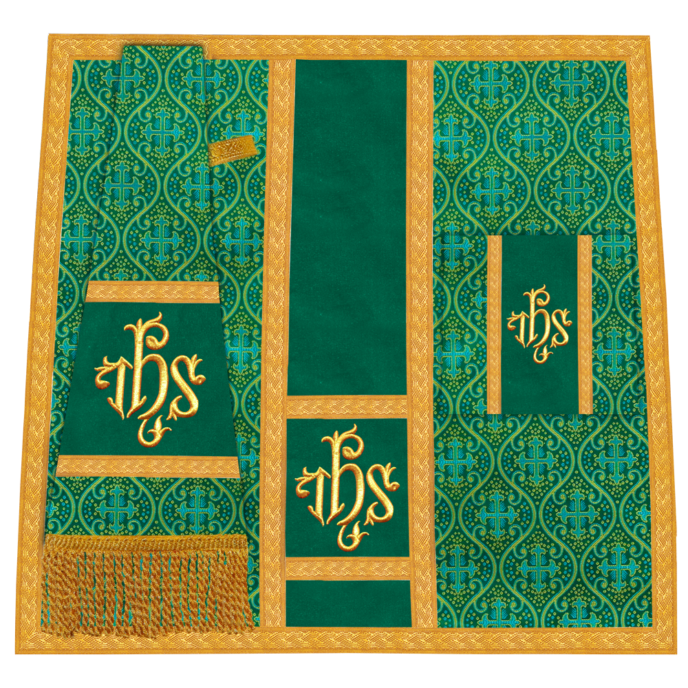 Roman chasuble with Motif and Trims