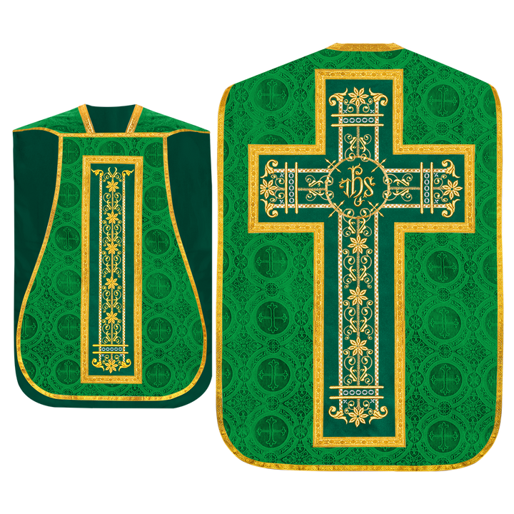 Set of Four Catholic Fiddleback Vestments