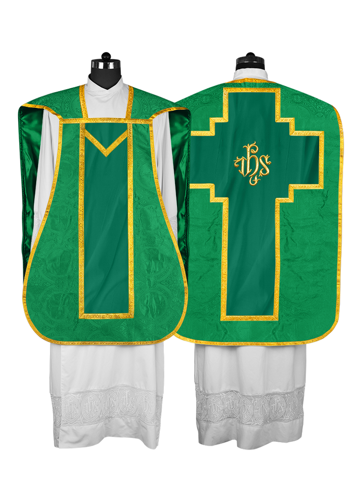 Fiddleback with spiritual motif