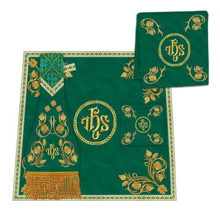 Borromean Chasuble Vestment With Grapes Embroidery and Trims