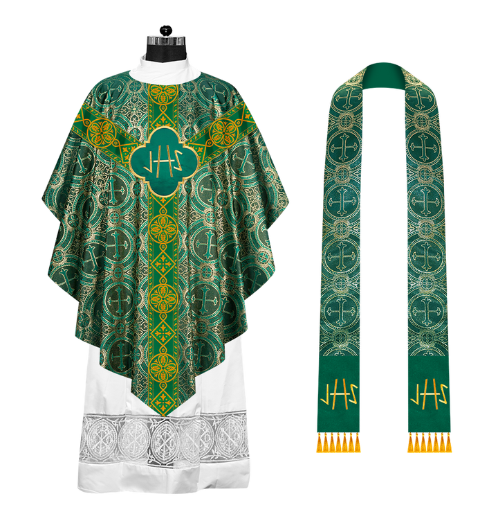 Ornate Liturgical Pugin Chasuble Vestment