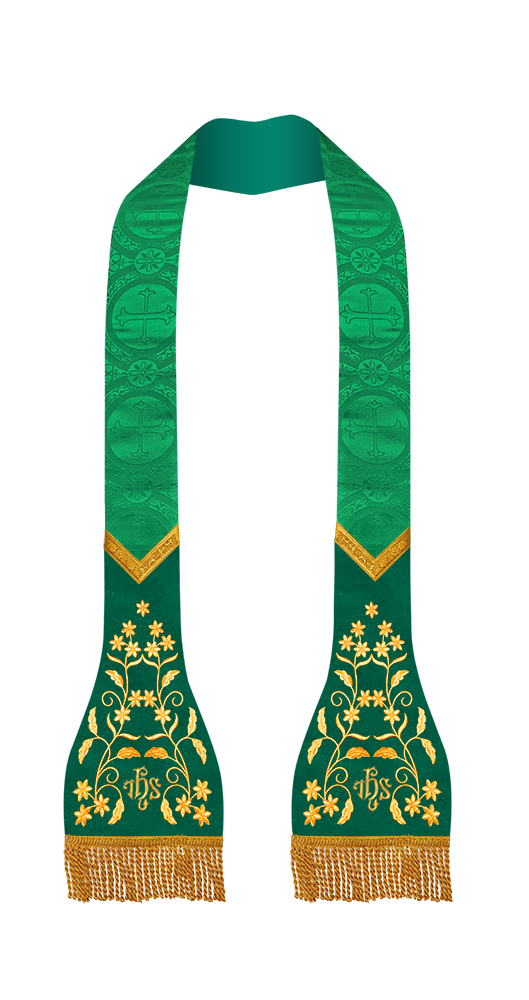 Roman Stole with Floral design