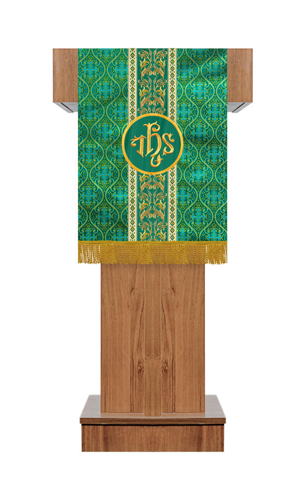 Altar Cloth with Liturgical Motif and Trims