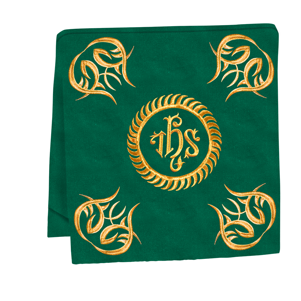 Liturgical Altar Table Cloth with Elegant Embroidery Trims