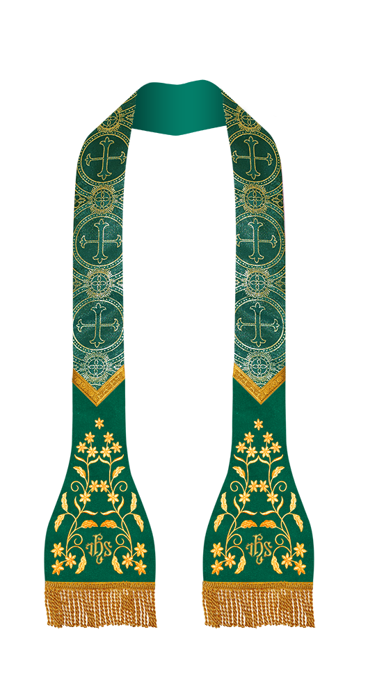 Roman Stole with Floral design