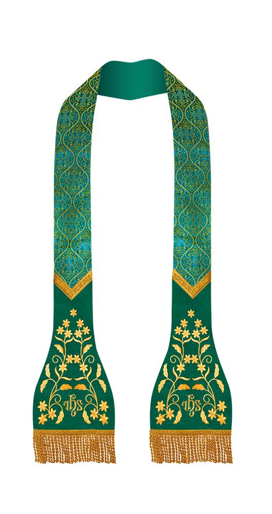 Roman Stole with Floral design