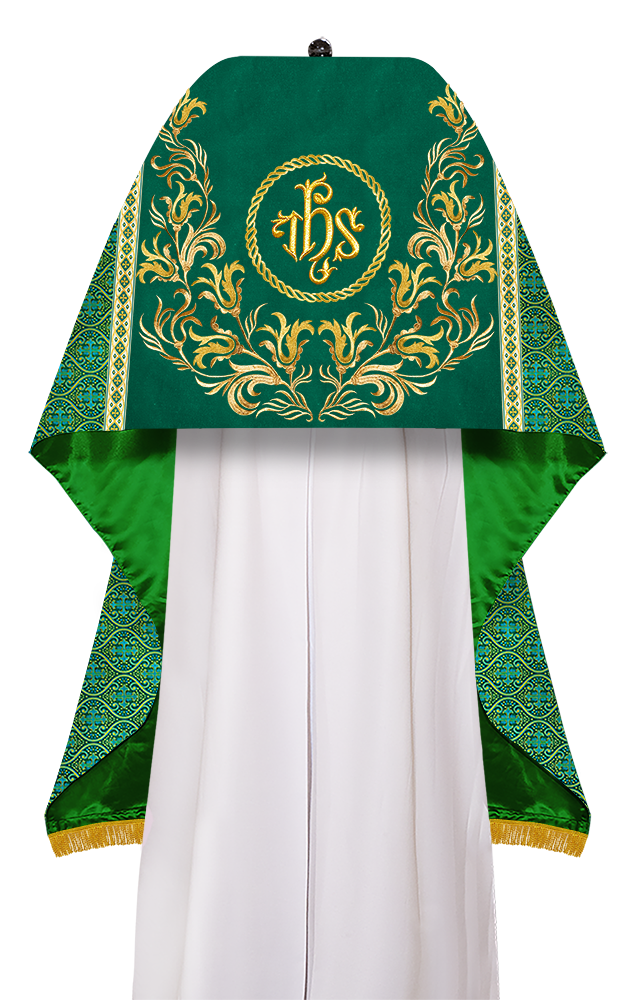 Humeral Veil Vestment with Embroidery Motif