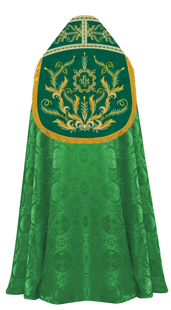 Traditional Embroidered Roman Cope Vestment