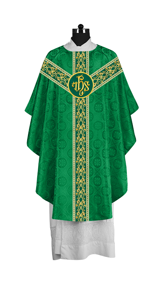 Gothic Chasuble with Y-type Embroidered Orphrey
