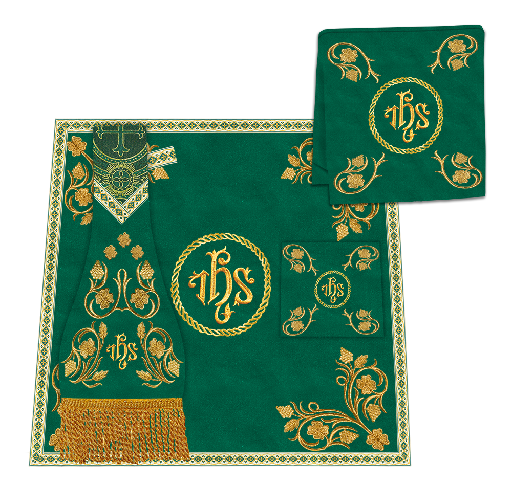 Borromean Chasuble Vestment With Grapes Embroidery and Trims