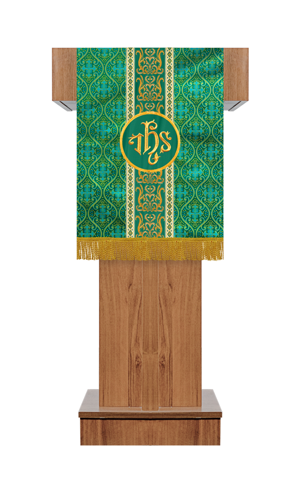 Communion Table Cloth with Embroidered Trims