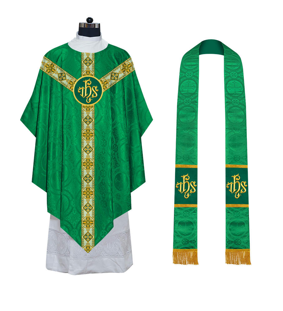 Pugin Style Chasuble Designed with Different Orphrey