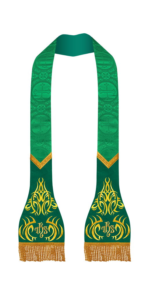 Roman Stole with Spiritual motif