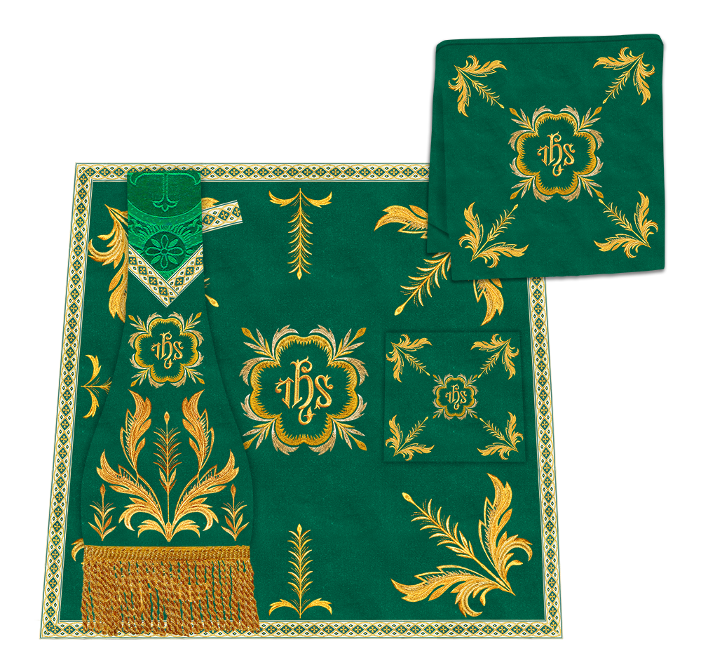 Gothic Cope Vestments Adorned With Detailed Braids