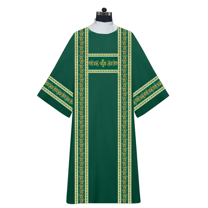 Dalmatics Vestments Adorned With Braids and Trims