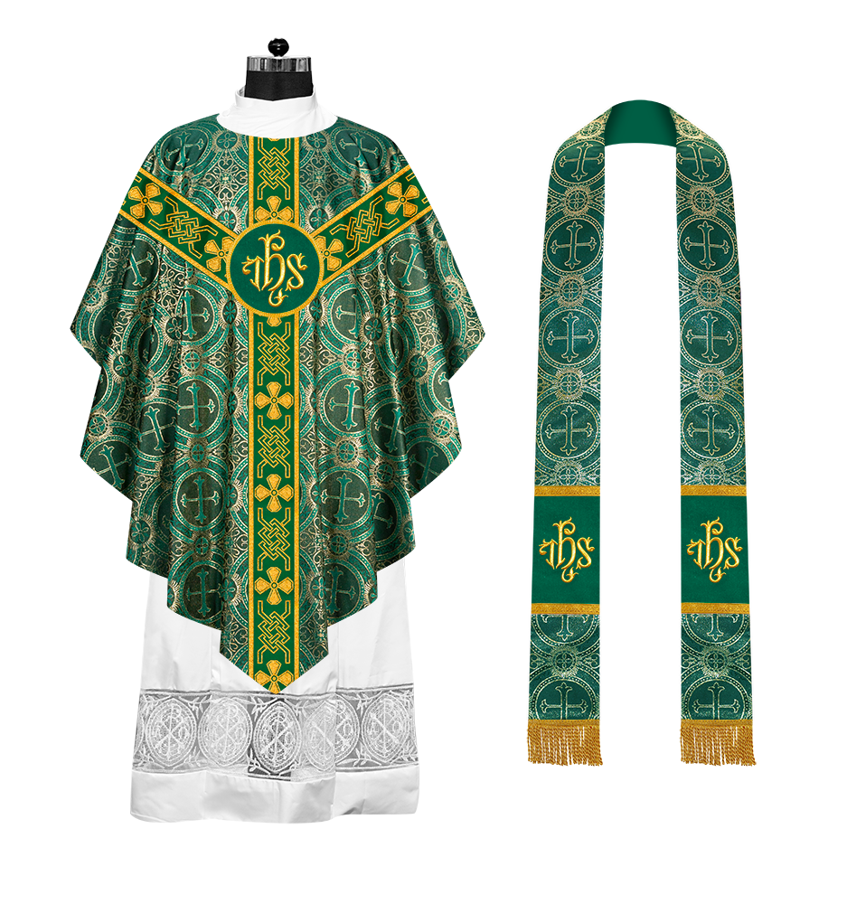 Pugin Chasuble with Designer orphrey