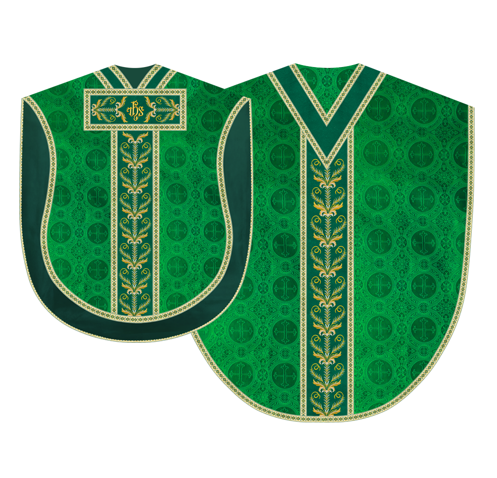 Borromean Chasuble Vestment With Liturgical Trims