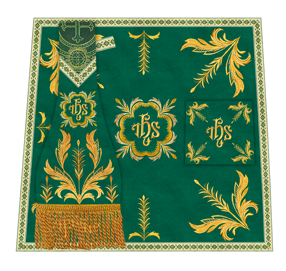 Borromean Chasuble Vestment With Liturgical Trims