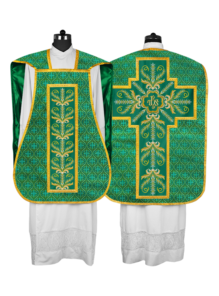 Roman Chasuble with liturgical motifs