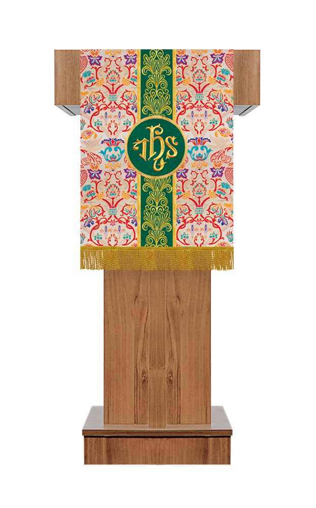 Tapestry Pulpit/Lectern with Spiritual Motif