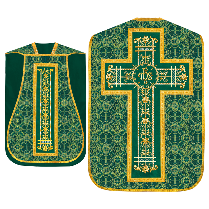 Set of Four Catholic Fiddleback Vestments