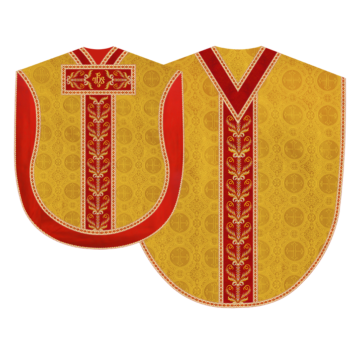 Borromean Chasuble Vestment With Liturgical Trims