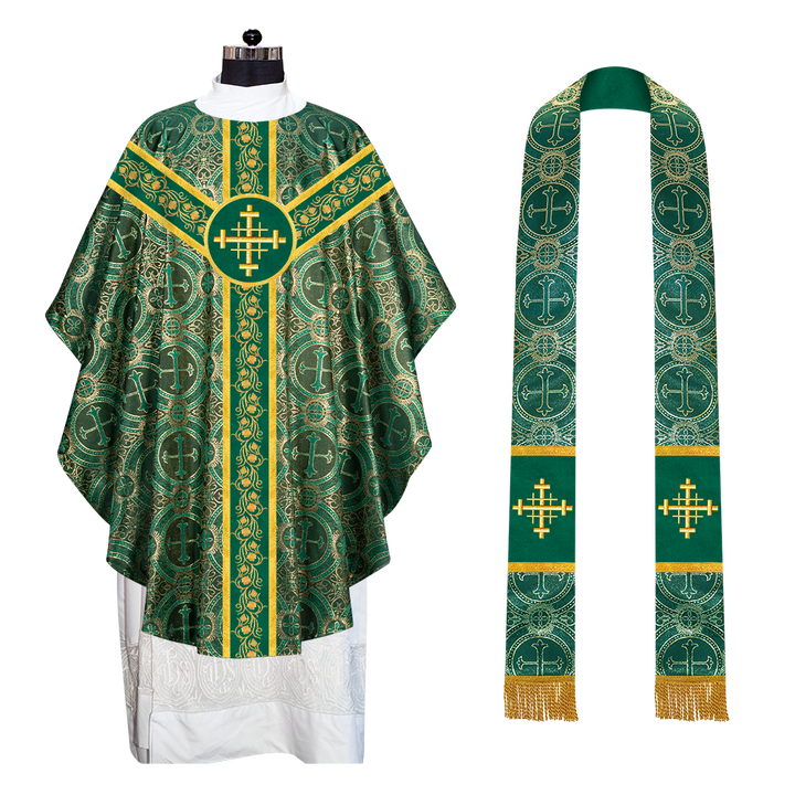 Gothic Chasuble with Grapes Embroidery