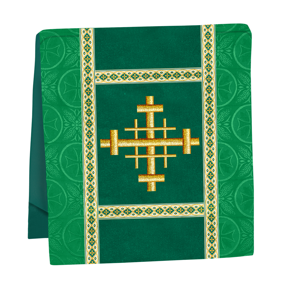 Traditional Altar Mass Set with  Embroidered Motifs