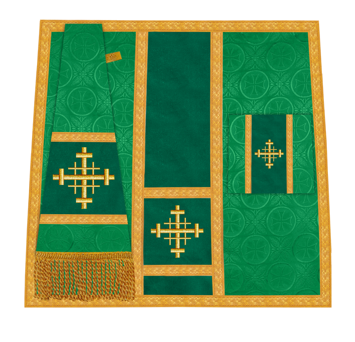 Handcrafted Altar Mass Set with Embroidered Motif