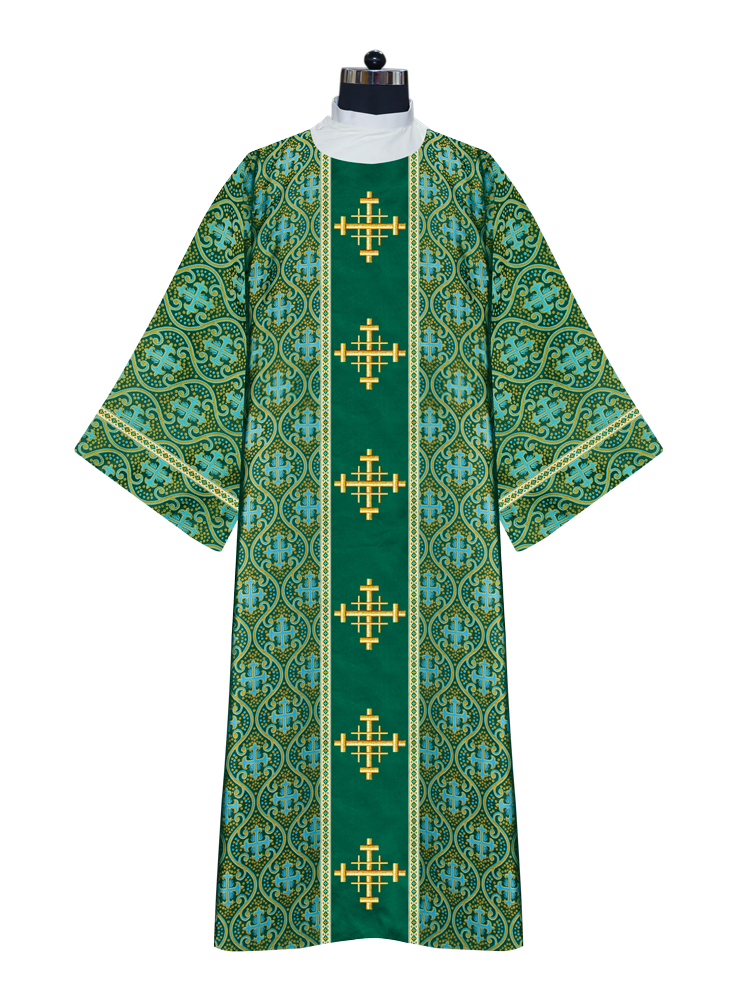 Dalmatics With Ornated Spiritual Cross and Trims