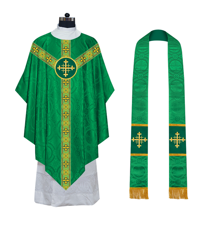 Pugin Style Chasuble Designed with Different Orphrey