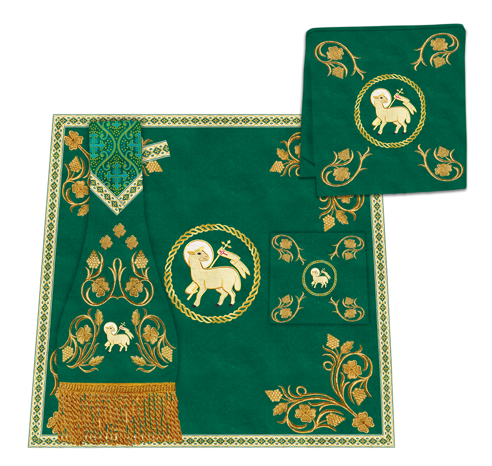 Borromean Chasuble Vestment With Grapes Embroidery and Trims