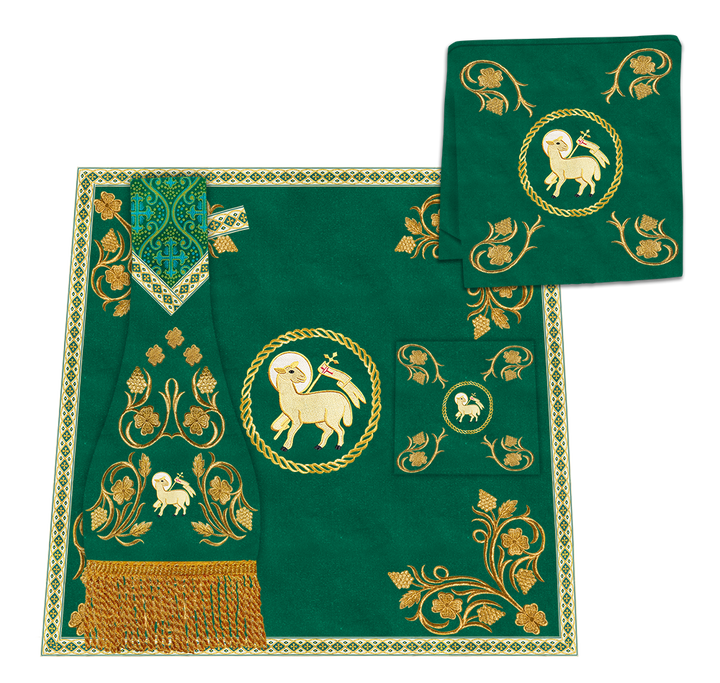 Borromean Chasuble Vestment With Grapes Embroidery and Trims