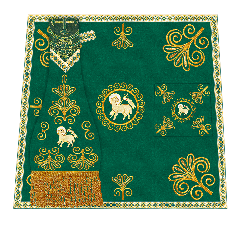 Ornate Embroidery Mass set with Motif