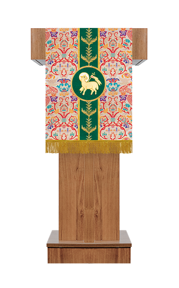 Tapestry Pulpit/Lectern Liturgical Embroidered Motif