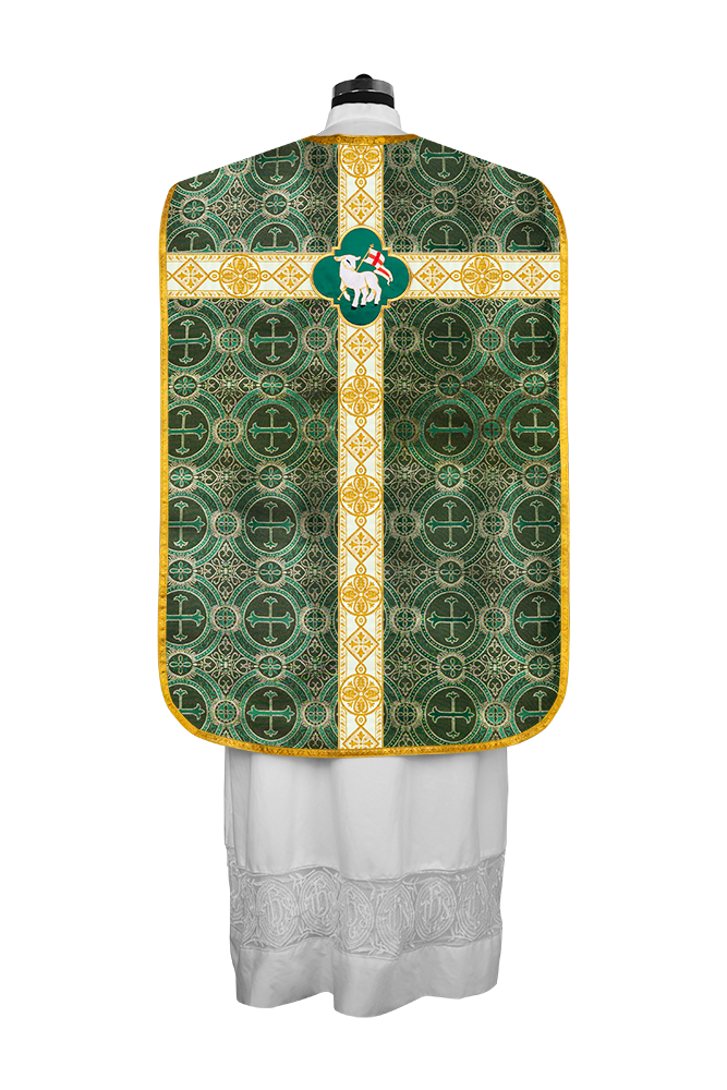 Vestimenta con espalda de violín y motivo bordado 