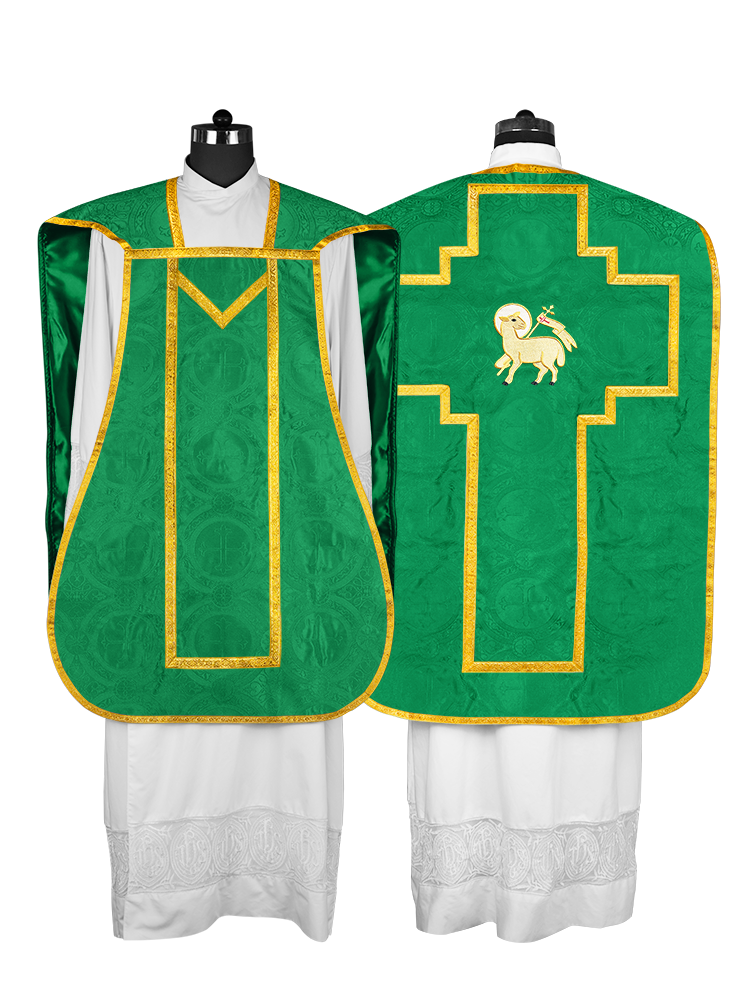 Roman Chasuble with adorned motif