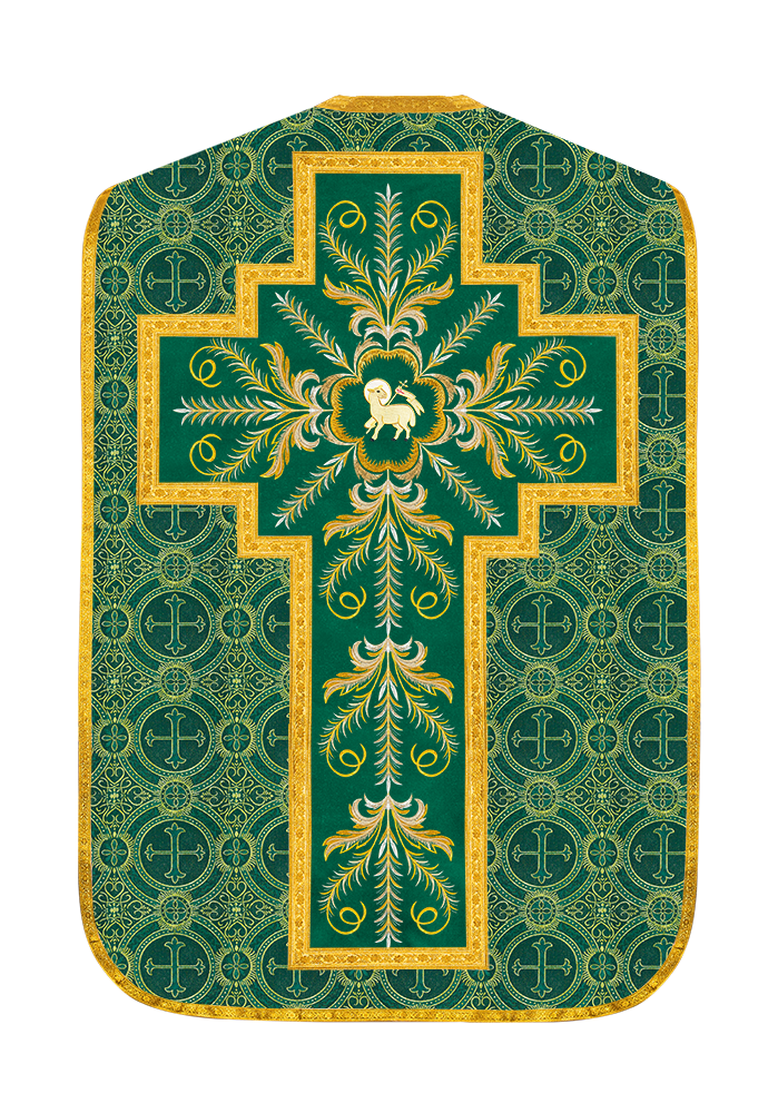 Roman Chasuble with liturgical motifs