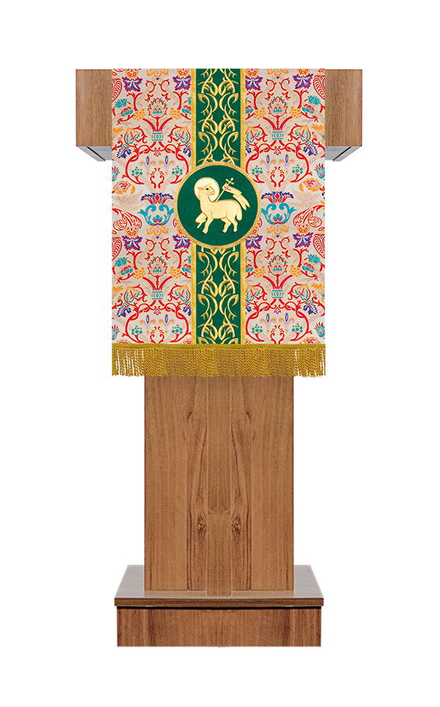 Embroidered Pulpit/Lectern with Tapestry