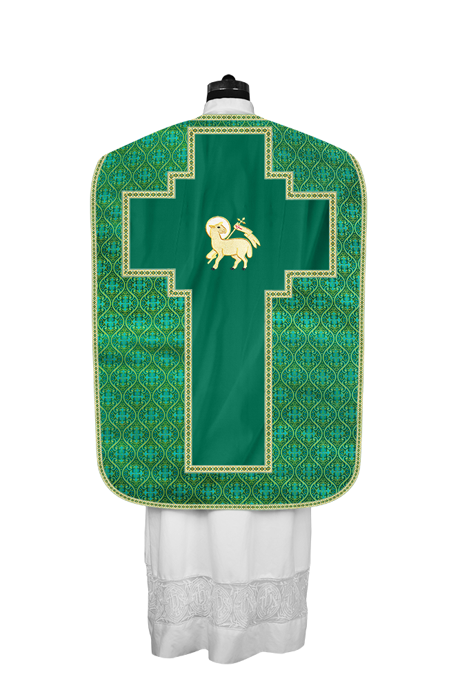 Roman chasuble with Motif and Trims