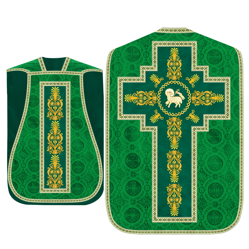 Set of Four Traditional Roman chasuble Vestments