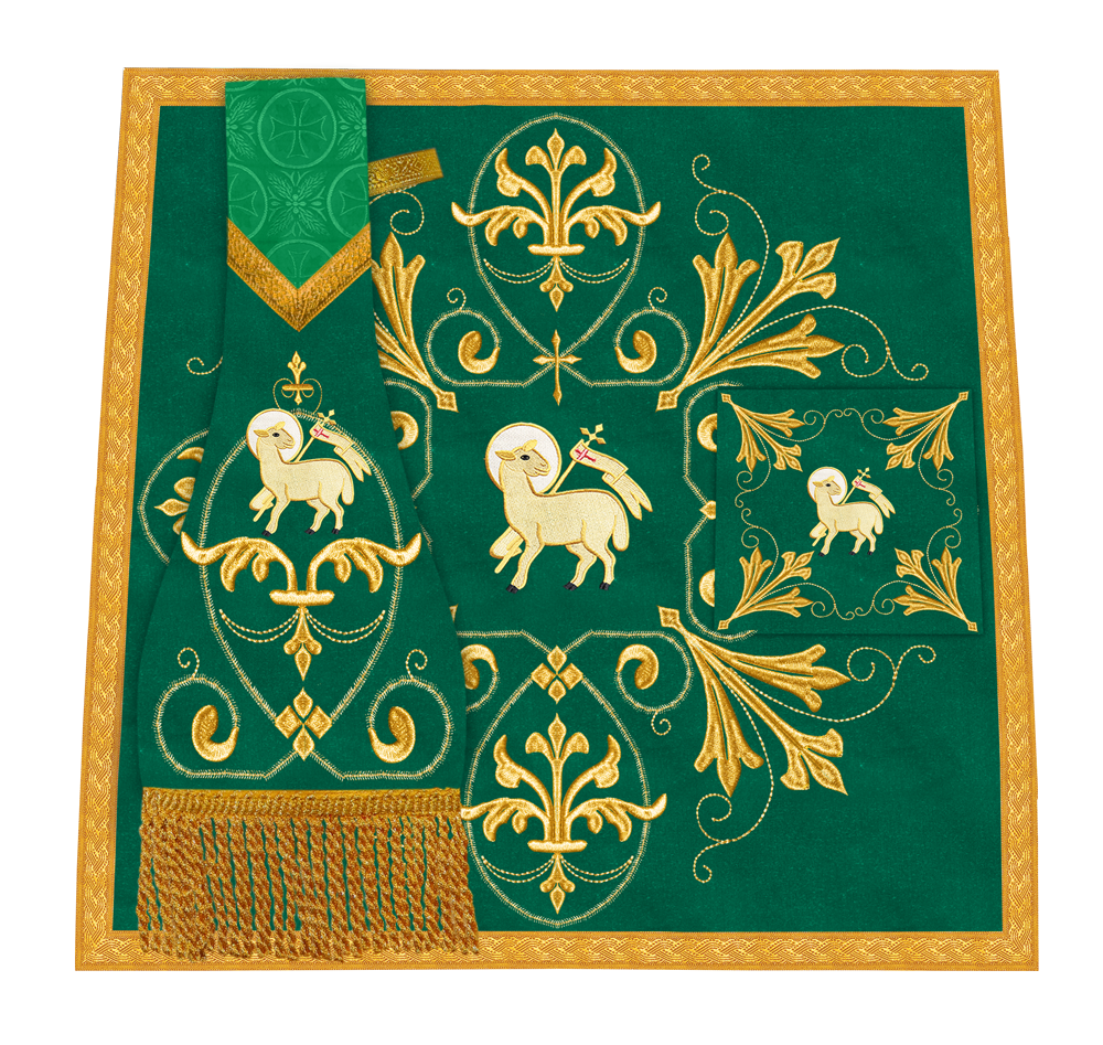 Liturgical Mass Set with Fine Embroidery