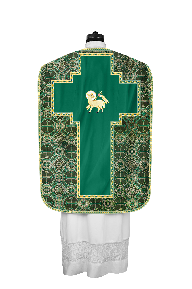 Roman chasuble with Motif and Trims