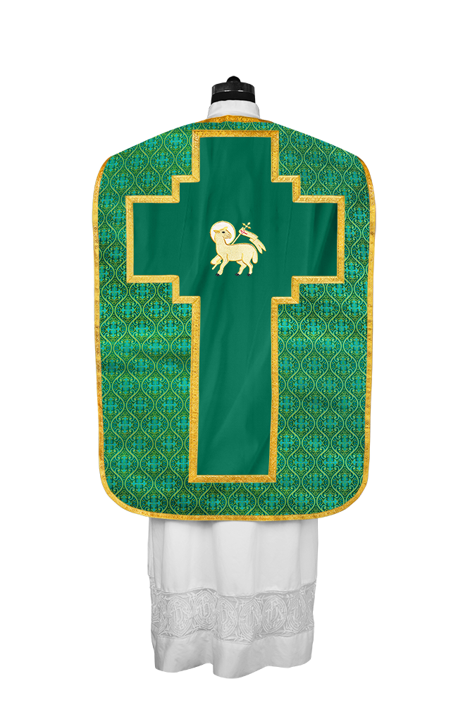 Fiddleback with spiritual motif