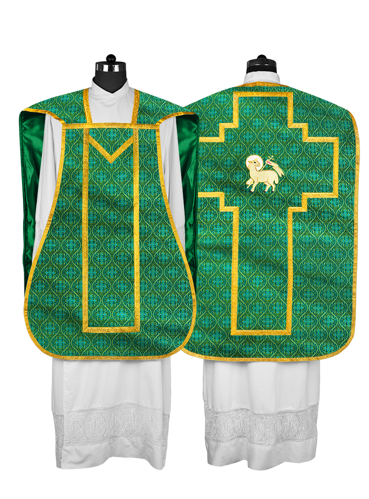 Roman Chasuble with adorned motif