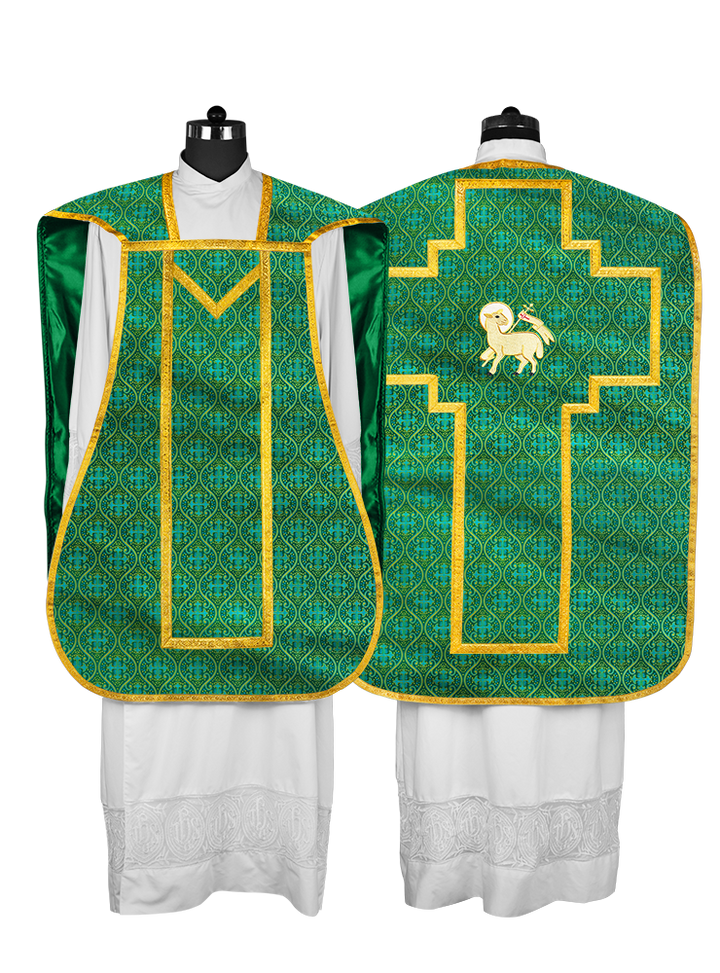 Roman Chasuble with adorned motif