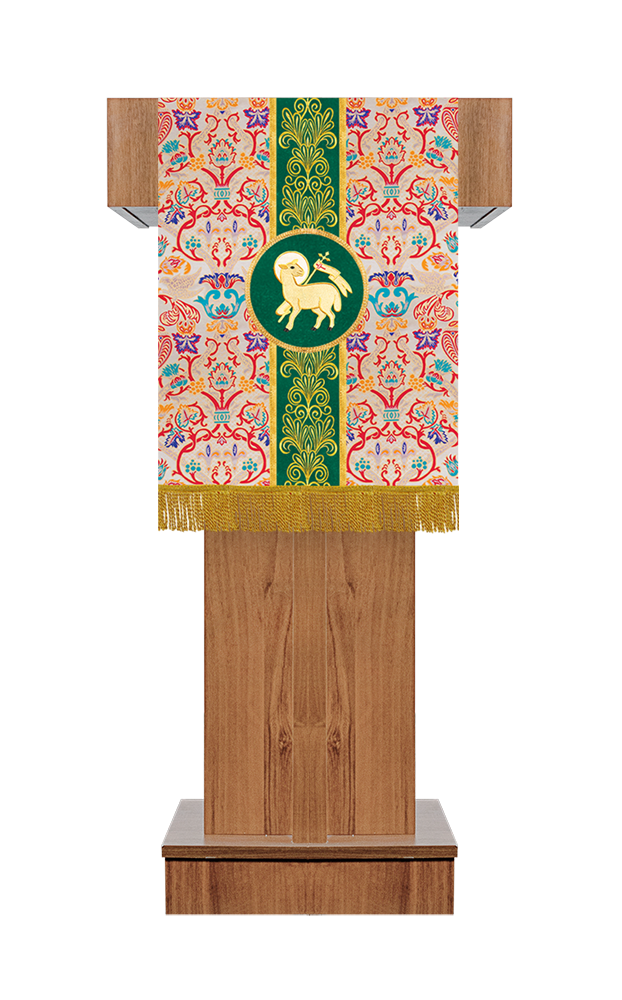 Tapestry Pulpit/Lectern with Spiritual Motif