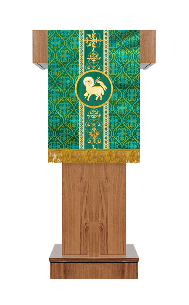 Altar Cloth with Spiritual Motif and Trims